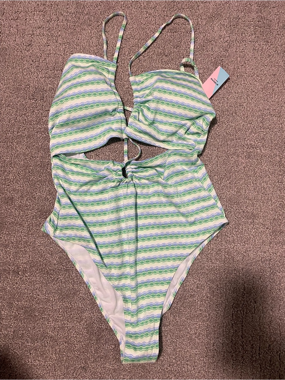 Women’s one piece cut out swimsuit